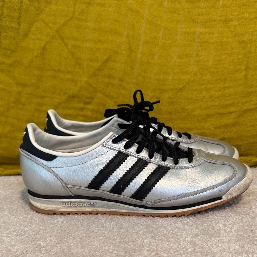 Adidas SL 72 Metallic Silver Sneakers